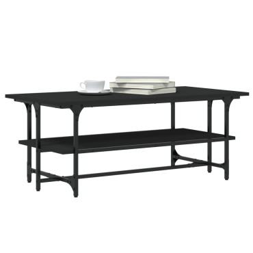 vidaXL Τραπεζάκι Σαλονιού Μαύρο 100x50x40cm Επεξεργασμένο Ξύλο 1 τεμ.