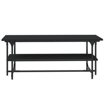 vidaXL Τραπεζάκι Σαλονιού Μαύρο 100x50x40cm Επεξεργασμένο Ξύλο 1 τεμ.