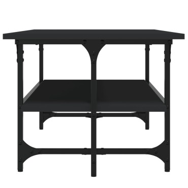vidaXL Τραπεζάκι Σαλονιού Μαύρο 100x50x40cm Επεξεργασμένο Ξύλο 1 τεμ.