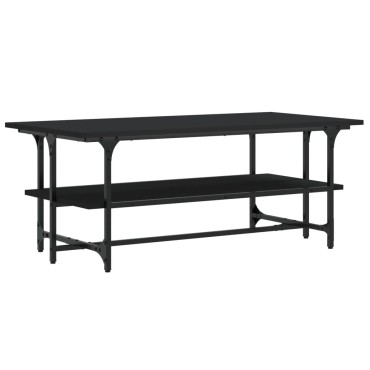 vidaXL Τραπεζάκι Σαλονιού Μαύρο 100x50x40cm Επεξεργασμένο Ξύλο 1 τεμ.
