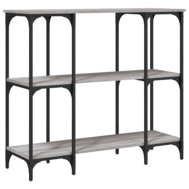 vidaXL Τραπέζι Κονσόλα Γκρι Sonoma 102x35x90cm Επεξεργασμένο Ξύλο 1 τεμ.