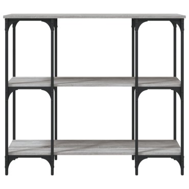 vidaXL Τραπέζι Κονσόλα Γκρι Sonoma 102x35x90cm Επεξεργασμένο Ξύλο 1 τεμ.
