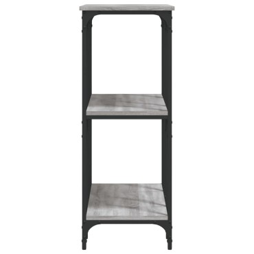 vidaXL Τραπέζι Κονσόλα Γκρι Sonoma 102x35x90cm Επεξεργασμένο Ξύλο 1 τεμ.