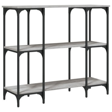 vidaXL Τραπέζι Κονσόλα Γκρι Sonoma 102x35x90cm Επεξεργασμένο Ξύλο 1 τεμ.