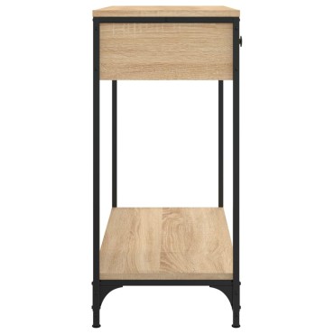vidaXL Τραπέζι Κονσόλα Sonoma Δρυς 75x34,5x75cm Επεξεργασμένο Ξύλο 1 τεμ.