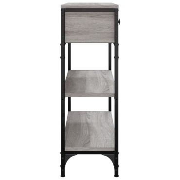 vidaXL Τραπέζι Κονσόλα Γκρι Sonoma 72,5x25x75cm Επεξεργασμένο Ξύλο 1 τεμ.