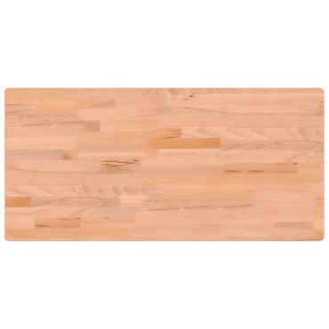 vidaXL Πάγκος Εργασίας 115x55x81,5εκ. από Μασίφ Ξύλο Οξιάς και Μέταλλο