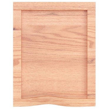 vidaXL Πάγκος Μπάνιου Αν. Καφέ 40x50x(2-6) εκ. Επεξεργ. Μασίφ Ξύλο