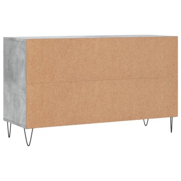 vidaXL Παπουτσοθήκη Γκρι Σκυροδέματος 102x36x60cm Επεξεργασμένο Ξύλο