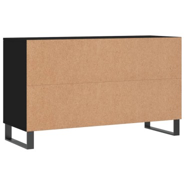 vidaXL Παπουτσοθήκη Μαύρο 102x36x60cm από Επεξεργασμένο Ξύλο