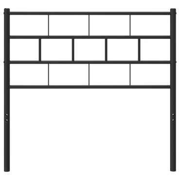 vidaXL Κεφαλάρι Μαύρο Μεταλλικό 105x3x90cm 1 τεμ.