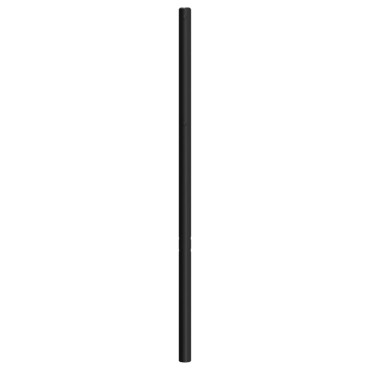 vidaXL Κεφαλάρι Μαύρο Μεταλλικό 206x3x90cm 1 τεμ.