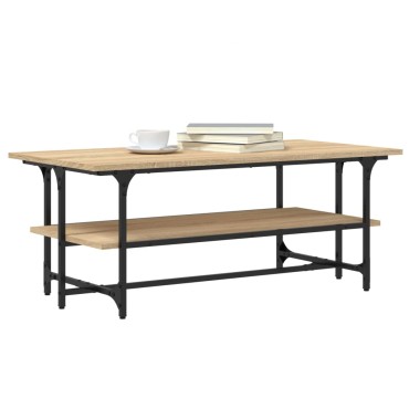 vidaXL Τραπεζάκι Σαλονιού Sonoma Δρυς 100x50x40cm Επεξεργασμένο Ξύλο 1 τεμ.