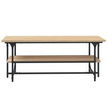 vidaXL Τραπεζάκι Σαλονιού Sonoma Δρυς 100x50x40cm Επεξεργασμένο Ξύλο 1 τεμ.