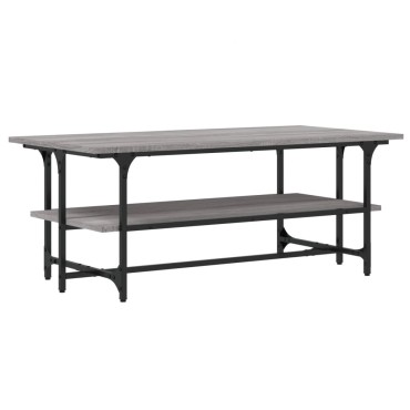 vidaXL Τραπεζάκι Σαλονιού Γκρι Sonoma 100x50x40cm Επεξεργασμένο Ξύλο 1 τεμ.