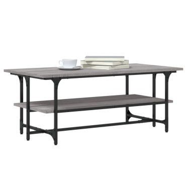 vidaXL Τραπεζάκι Σαλονιού Γκρι Sonoma 100x50x40cm Επεξεργασμένο Ξύλο 1 τεμ.