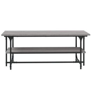 vidaXL Τραπεζάκι Σαλονιού Γκρι Sonoma 100x50x40cm Επεξεργασμένο Ξύλο 1 τεμ.