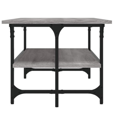 vidaXL Τραπεζάκι Σαλονιού Γκρι Sonoma 100x50x40cm Επεξεργασμένο Ξύλο 1 τεμ.