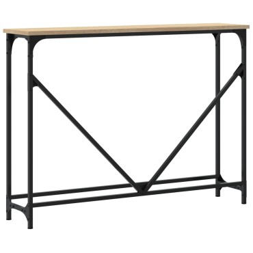vidaXL Τραπέζι Κονσόλα Sonoma Δρυς 102x22,5x75cm Επεξεργασμένο Ξύλο 1 τεμ.