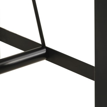 vidaXL Τραπέζι Μπαρ 55x55x107cm Μασίφ Ανακυκλωμένο Ξύλο & Σίδηρο 1 τεμ.