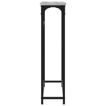 vidaXL Τραπέζι Κονσόλα Γκρι Sonoma 75x19,5x75cm Επεξεργ. Ξύλο 1 τεμ.