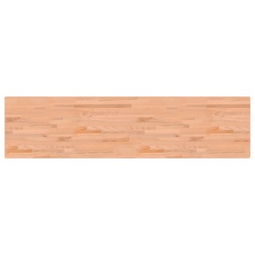 vidaXL Πάγκος Εργασίας 220x55x81,5εκ. από Μασίφ Ξύλο Οξιάς και Μέταλλο