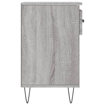 vidaXL Παπουτσοθήκη Γκρι Sonoma 102x36x60cm από Επεξεργασμένο Ξύλο