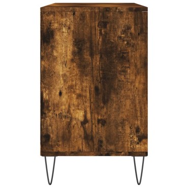 vidaXL Παπουτσοθήκη Καπνιστή Δρυς 102x36x60cm από Επεξεργασμένο Ξύλο