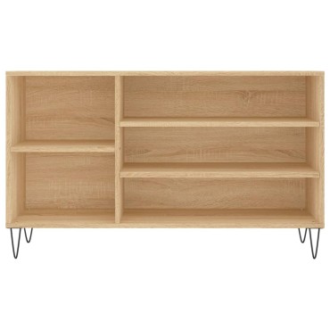 vidaXL Παπουτσοθήκη Sonoma Δρυς 102x36x60cm από Επεξεργασμένο Ξύλο