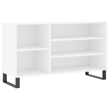 vidaXL Παπουτσοθήκη Λευκή 102x36x60cm από Επεξεργασμένο Ξύλο