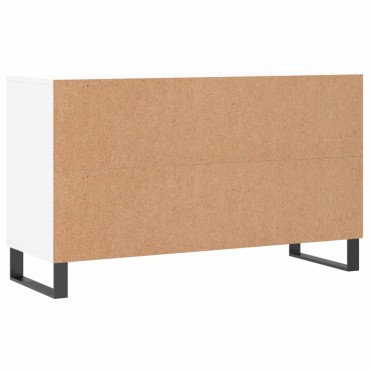 vidaXL Παπουτσοθήκη Λευκή 102x36x60cm από Επεξεργασμένο Ξύλο