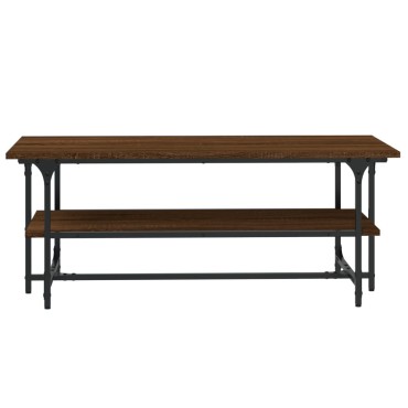 vidaXL Τραπεζάκι Σαλονιού Καφέ Δρυς100x50x40cm Επεξεργασμένο Ξύλο 1 τεμ.