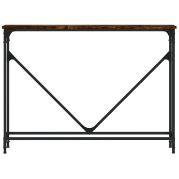 vidaXL Τραπέζι Κονσόλα Καπνιστή Δρυς 102x22,5x75cm Επεξεργ. Ξύλο 1 τεμ.