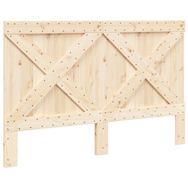 vidaXL Κεφαλάρι 160x104cm από Μασίφ Ξύλο Πεύκου 1 τεμ.