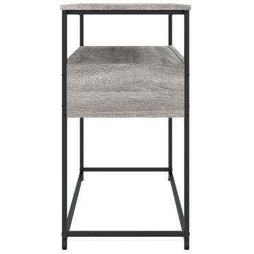 vidaXL Τραπέζι Κονσόλα Γκρι Sonoma 100x40x75cm Επεξεργασμένο Ξύλο 1 τεμ.
