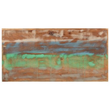 vidaXL Τραπέζι Μπαρ 110x55x107cm Μασίφ Ανακυκλωμένο Ξύλο & Σίδηρο 1 τεμ.