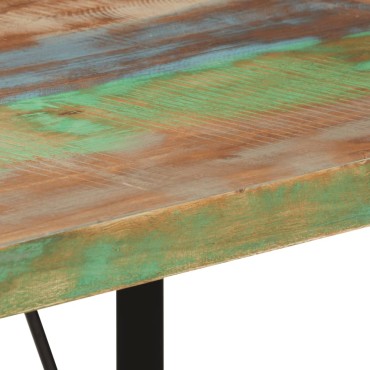 vidaXL Τραπέζι Μπαρ 110x55x107cm Μασίφ Ανακυκλωμένο Ξύλο & Σίδηρο 1 τεμ.