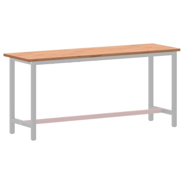 vidaXL Επιφάνεια Γραφείου 180x55x2,5cm από Μασίφ Ξύλο Οξιάς