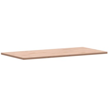 vidaXL Επιφάνεια Τραπεζιού Ορθογώνια 100x50x1,5cm Μασίφ Ξύλο Οξιάς 1 τεμ.
