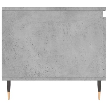 vidaXL Τραπεζάκι Σαλονιού Γκρι Σκυρ. 100x50x45cm Επεξεργασμένο Ξύλο 1 τεμ.