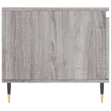 vidaXL Τραπεζάκι Σαλονιού Γκρι Sonoma 100x50x45cm Επεξεργασμένο Ξύλο 1 τεμ.