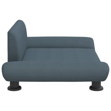 vidaXL Κρεβάτι Σκύλου Σκούρο Γκρι 70 x 45 x 28 εκ. Υφασμάτινο
