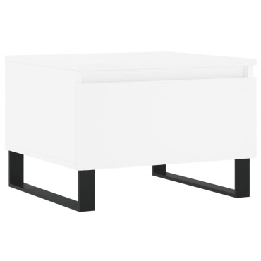 vidaXL Τραπεζάκια Σαλονιού 2 τεμ. Λευκά 50x46x35cm Επεξεργ. Ξύλο
