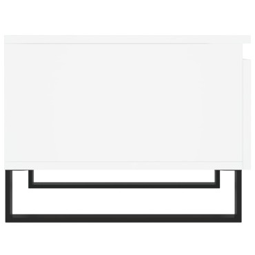 vidaXL Τραπεζάκια Σαλονιού 2 τεμ. Λευκά 50x46x35cm Επεξεργ. Ξύλο