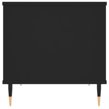 vidaXL Τραπεζάκι Σαλονιού Μαύρο 60x44,5x45cm Επεξεργασμένο Ξύλο 1 τεμ.