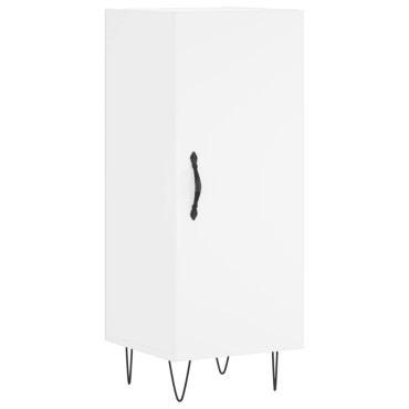 vidaXL Ντουλάπι Λευκό 34,5x34x180cm από Επεξεργασμένο Ξύλο 1 τεμ.