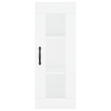 vidaXL Ντουλάπι Λευκό 34,5x34x180cm από Επεξεργασμένο Ξύλο 1 τεμ.