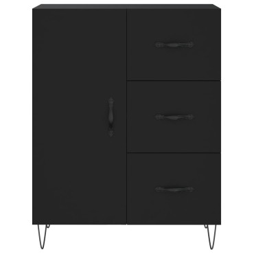 vidaXL Ντουλάπι Μαύρο 69,5x34x180cm από Επεξεργασμένο Ξύλο 1 τεμ.