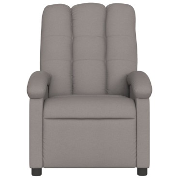 vidaXL Πολυθρόνα Ανακλινόμενη Taupe Υφασμάτινη 70x93x101cm 1 τεμ.