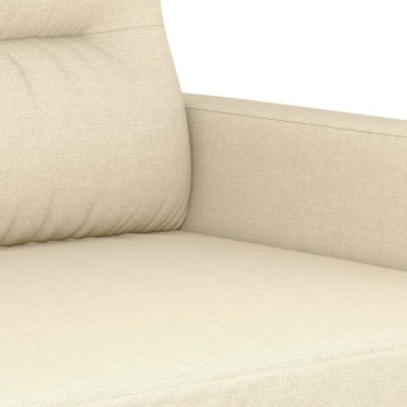 vidaXL Πολυθρόνα Κρεμ Υφασμάτινη 78x77x80cm 1 τεμ. Γωνιακός